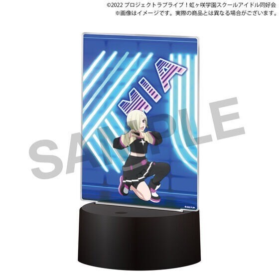 PRE -ORDER : Love Live! Nijigasaki High School Idol Club Purchasing Department LED Big Acrylic Stand Go Our Way! ~3rd grade~ (4 types in total)
