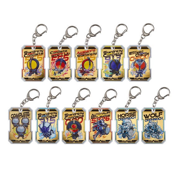 PRE-ORDER : [Hapikuro!] Kamen Rider Faiz Trading Metallic Acrylic Keychain (11 types in total) (Random)