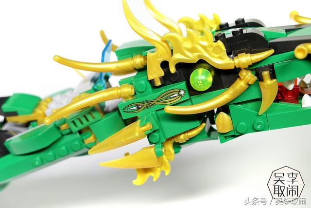 Lepin 8918 Ninjago Green Ninja Dragon Kirin 1443pcs (มีไฟ)