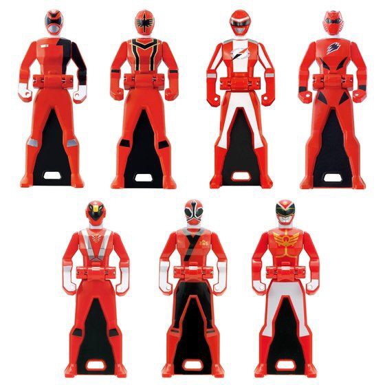 Kaizoku Sentai Gokaiger Ranger Key -MEMORIAL EDITION- 35 Red Set by Bandai (มีกล่องน้ำตาล)