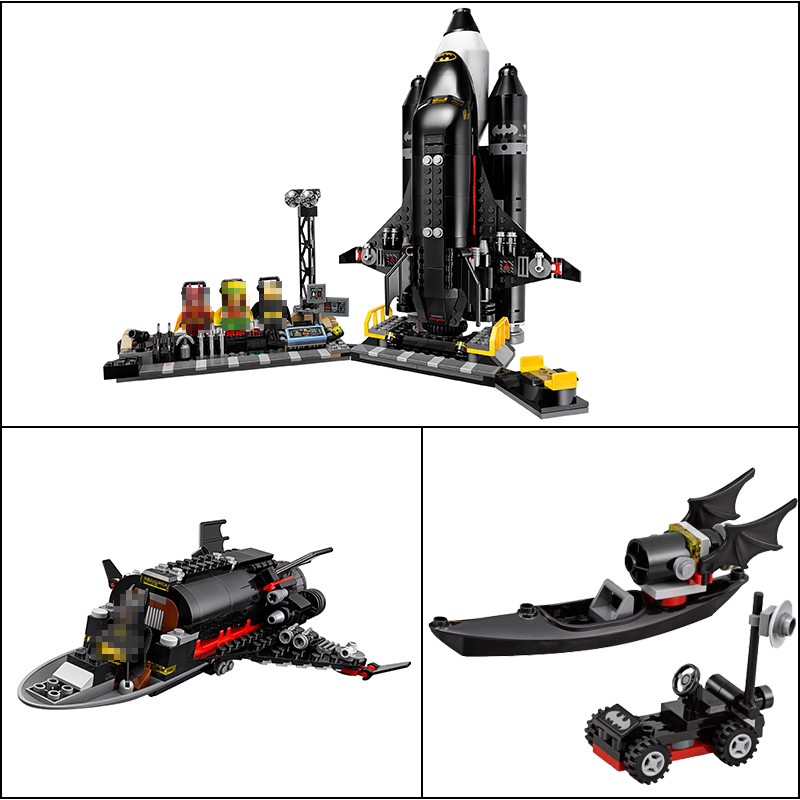 Lepin 07098 The Bat-Space Shuttle 720pcs