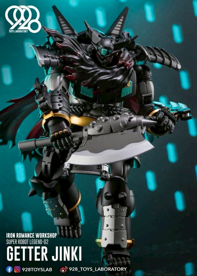 Super Robot Legend - Black Getter JINKI Deformable Movable Figure by Dragon Horse x Iron Romance Workshop