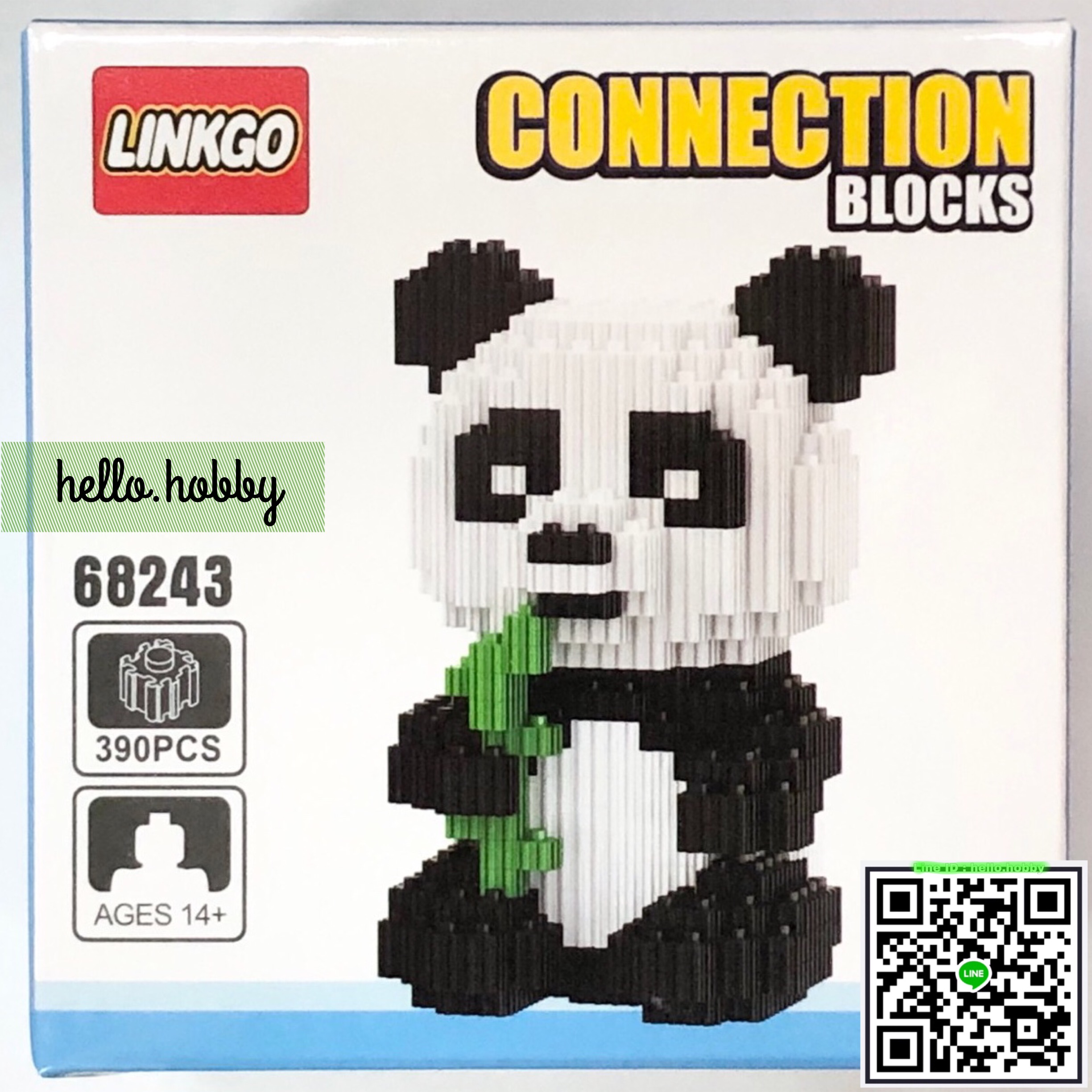 Linkgo 68243 Panda 390pcs (แบบเฟือง)