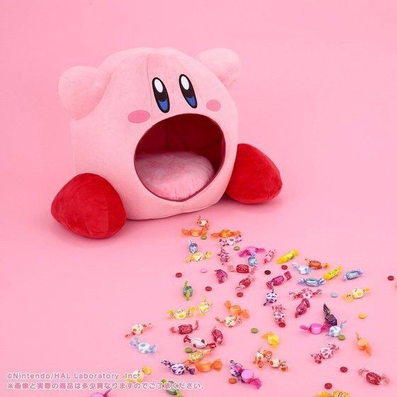 PRE-ORDER : ‘Inhaling! kirby’ Plush Cushion