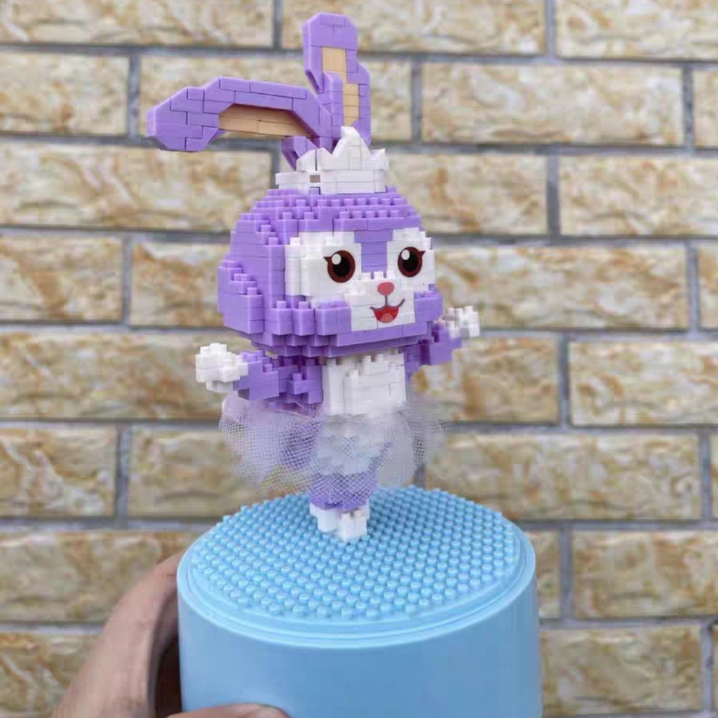 ตัวต่อนาโน กล่องดนตรี Size XL - Gejia 6064 - Disney - Duffy - Stella Lou Ballet Music Box 526pcs