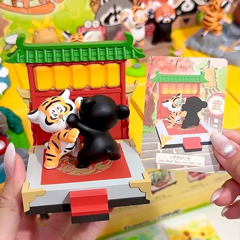 ร้าน🇹🇭 พร้อมส่ง✨ โมเดลได้ 1 ตัว - Panghu I'm Not Fat Tiger - Little Tiger and His Partners Series by Funism