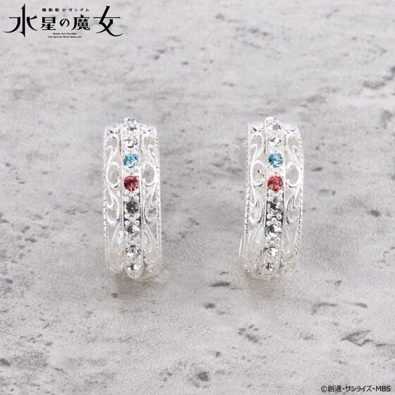 PRE-ORDER : Mobile Suit Gundam: The Witch from Mercury Suletta & Miorine Motif Accessories Ear Accessories