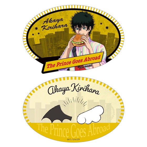 PRE-ORDER : New Prince of Tennis The Prince Goes Abroad Ver.A.KIRIHARA Luggage Sticker Set