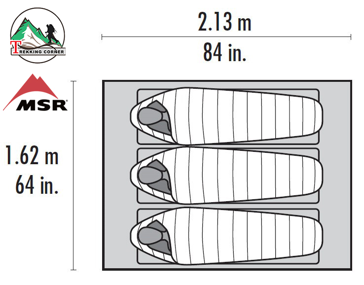 เต๊นท์มุ้ง MSR THRU-HIKER MESH HOUSE 3