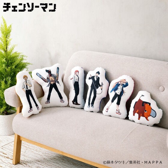 PRE-ORDER : Chainsaw Man Die-cut Cushion (6 types in total)