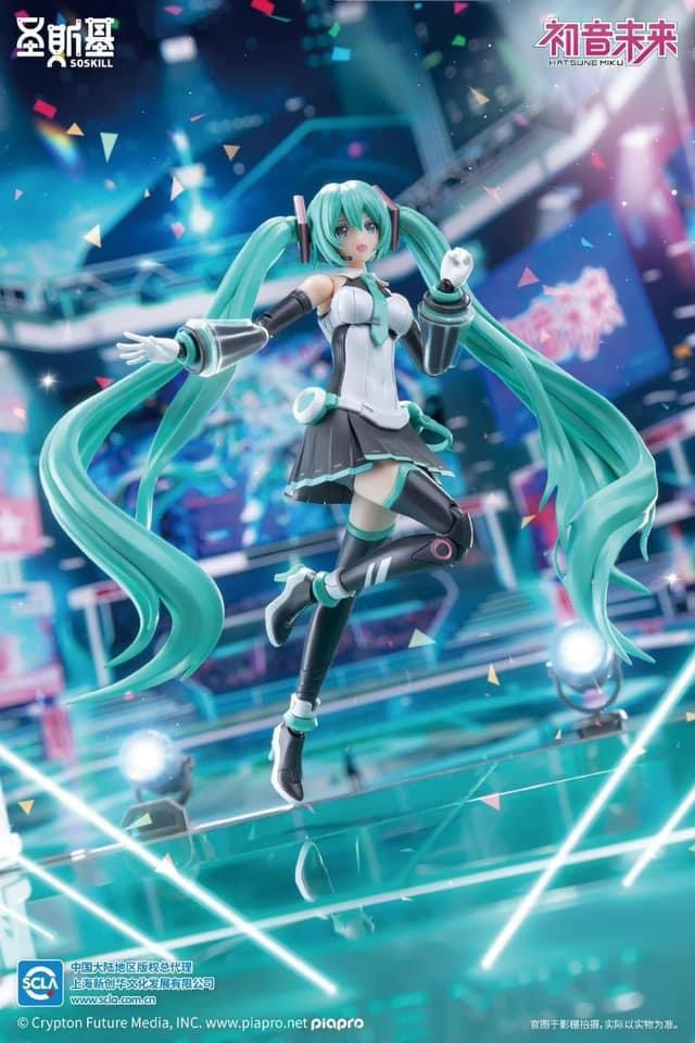Pre-order : 1/12 Hatsune Miku Singing the Future Vocaloid + Stage Set Plastic Model Kit by SOSKILL x YOLOPARK