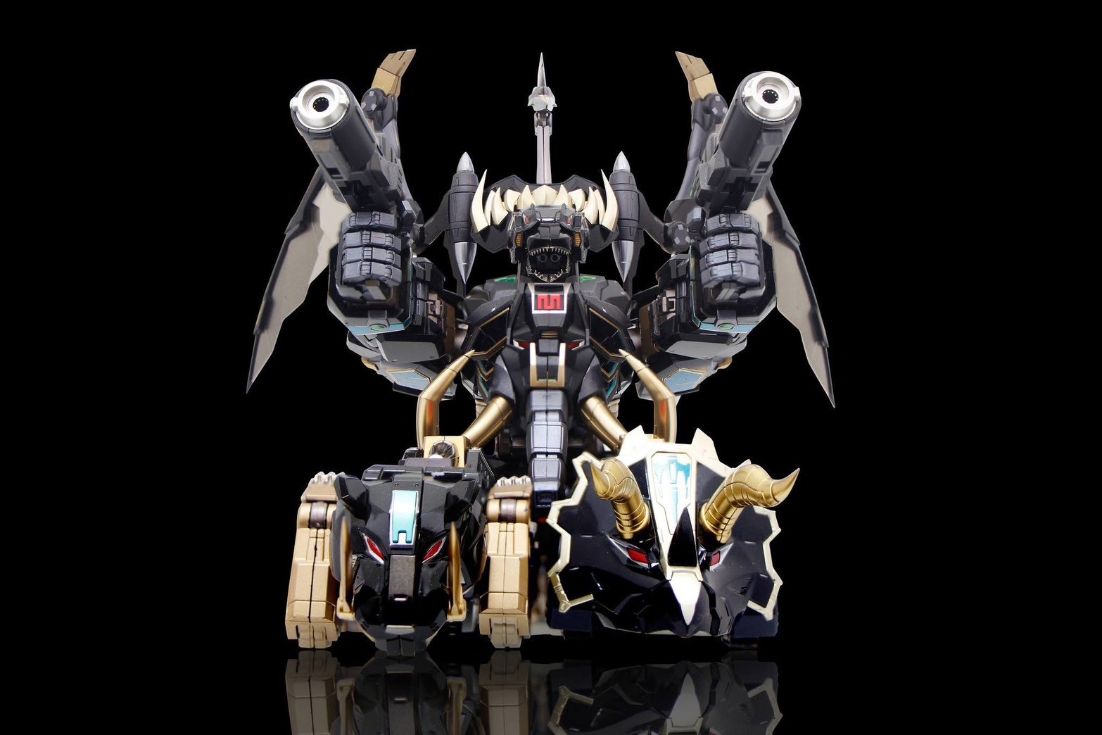 *Limited 1,000 pcs Worldwide* [Go! Kara Kuri Combine] Dino Megazord (Black Limited Edition) by Flame Toys