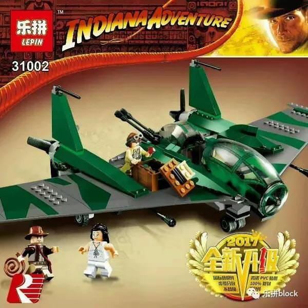 Lepin 31002 Indiana Adventure Fight On The Flying Wing 401pcs