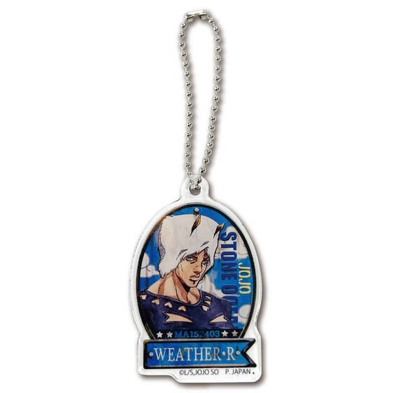PRE-ORDER : JoJo's Bizarre Adventure: Stone Ocean Retro Signboard Keychain Part2