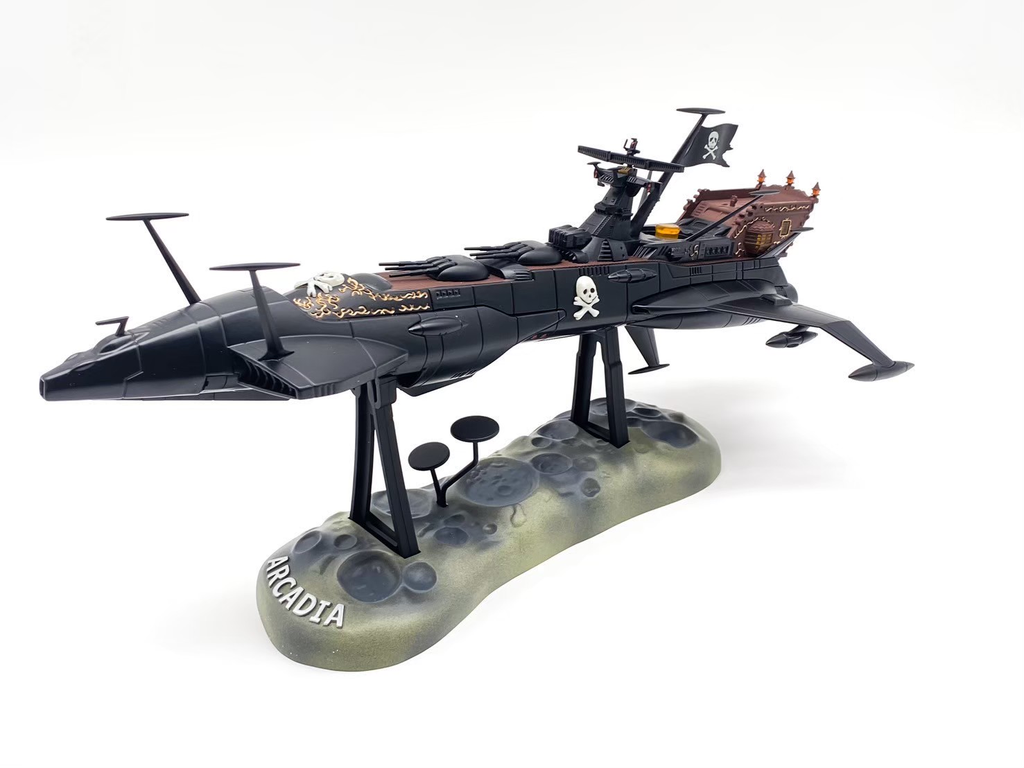 SGM-20 Space Pirate Captain Harlock Arcadia Black ver. by Aoshima (Miracle House) (ของใหม่เปิดเช็ค)
