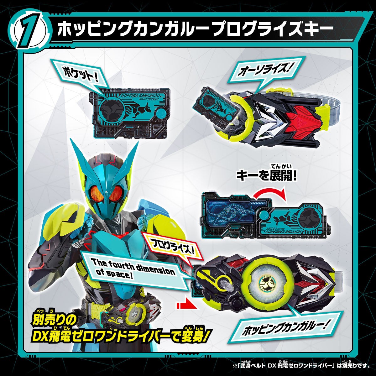 Masked Rider Zero-One - DX Progrise Key Set 03 by Premium Bandai (Limited มีกล่องน้ำตาล)