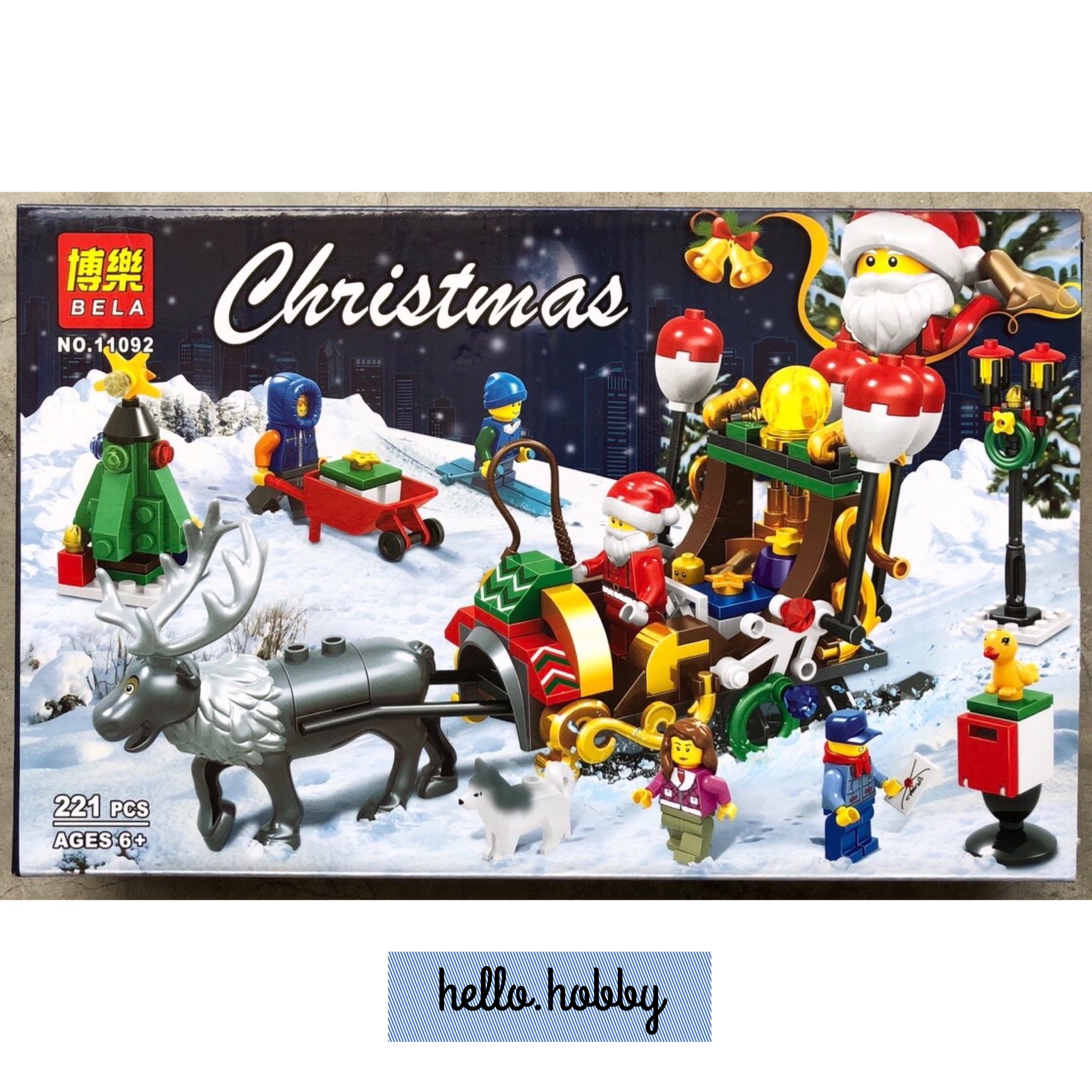 Bela 11092 Christmas Sleigh 221pcs