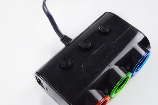 เพิ่มช่องที่จุดบุหรี่3ช่องดำ