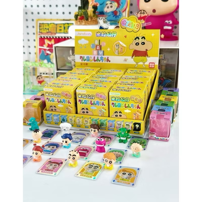 ร้าน🇹🇭 พร้อมส่ง✨ โมเดลสวมนิ้ว ได้ 1ตัว Mini Bean - Crayon Shinchan - Baby Series Jandoon