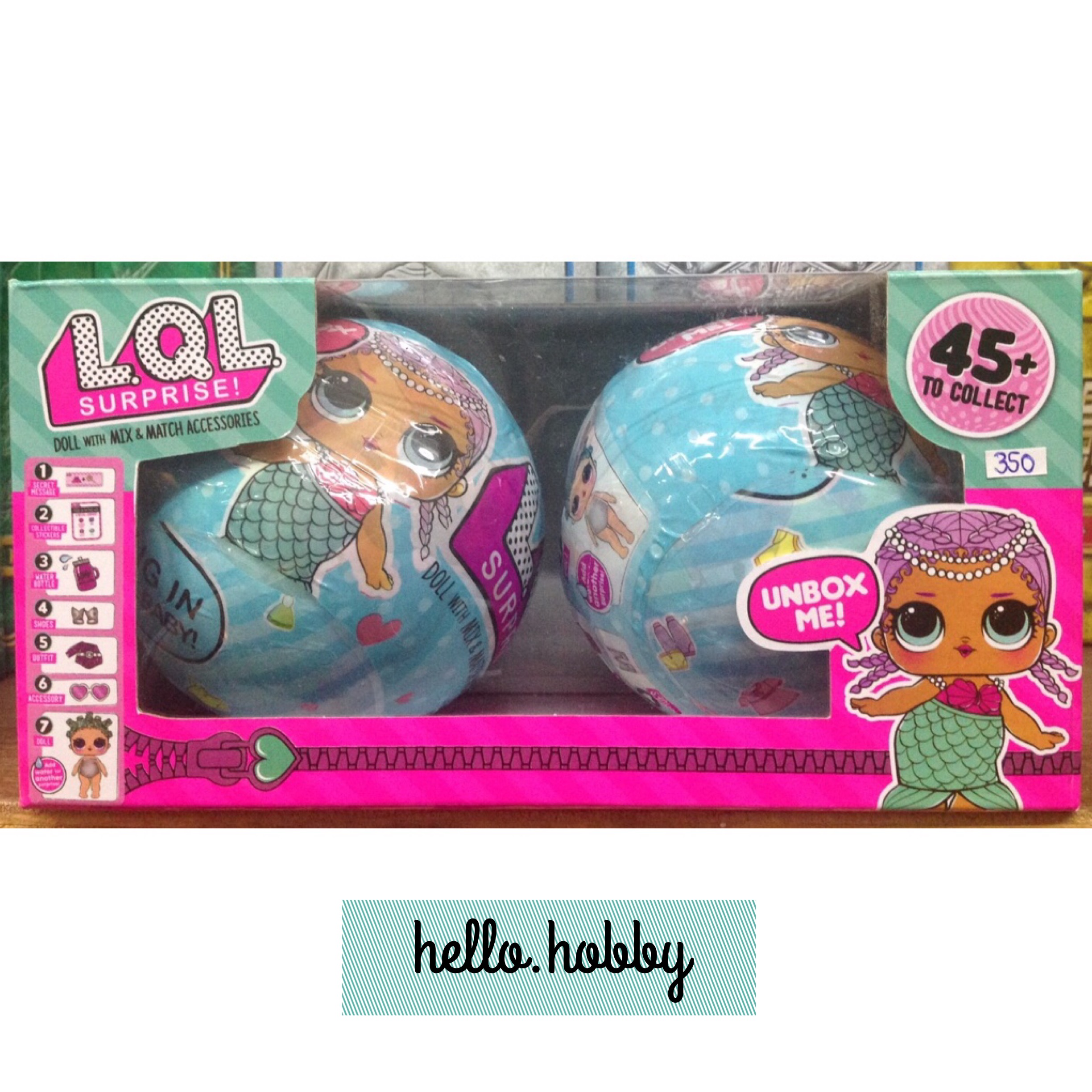 Surprise Egg L.Q.L Doll Lil Outrageous Set of 2