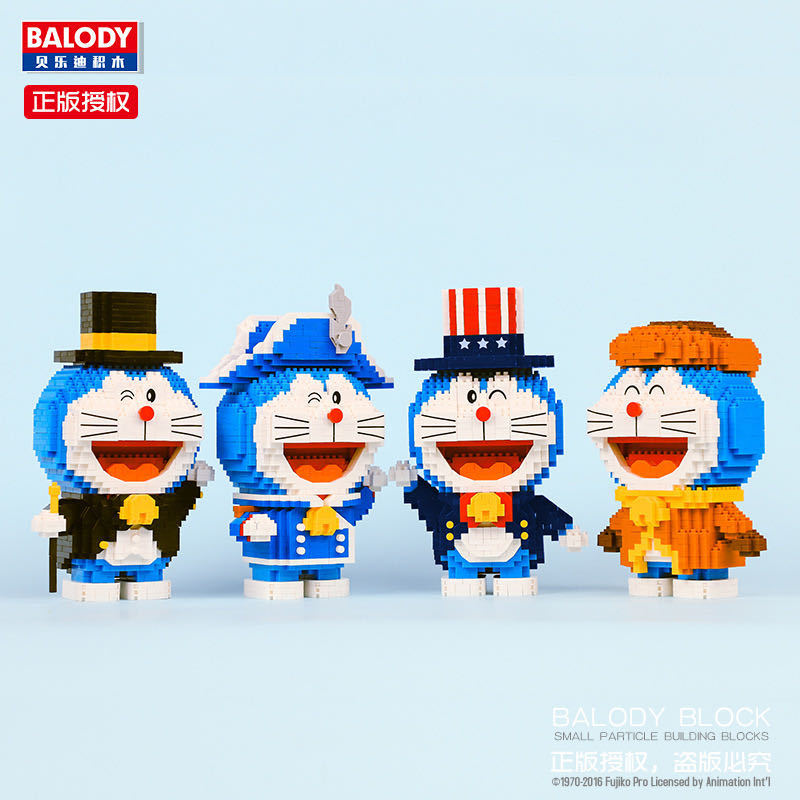 Balody 16130-16137 Doraemon Around The World
