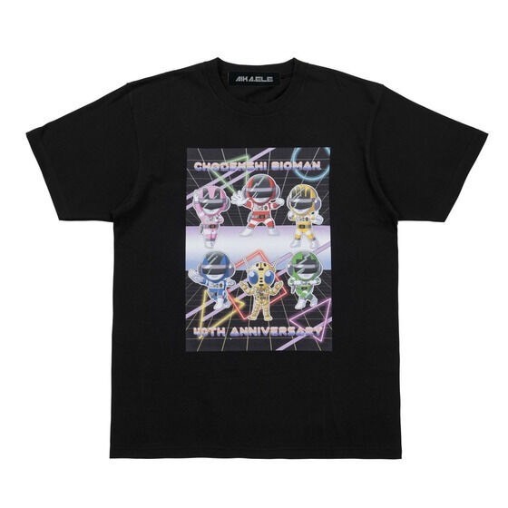 PRE-ORDER : Samurai Sentai Shinkenger / Choudenshi Bioman x AIKA ELECTRONICS T-shirt