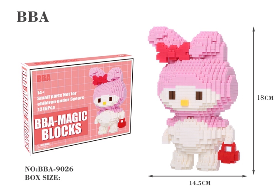 BBA Magic Blocks BBA-9026 My Melody 1316pcs