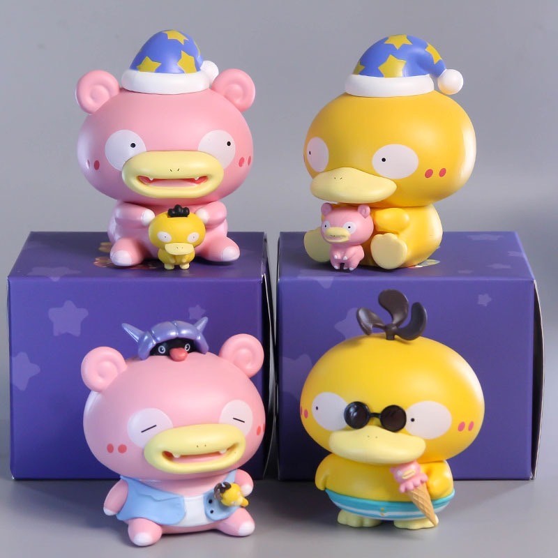 Pokemon - Beach & Sleep - Psyduck & Slowpoke
