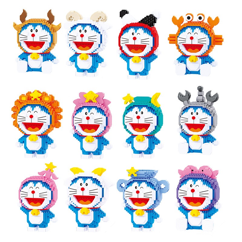 Balody 16225-16230 Doraemon 12 Zodiac ชุดโดเรม่อน 12 ราศี