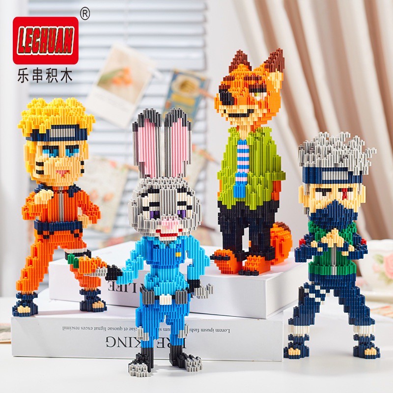 Lechuan 68631 - 68632 Naruto Shippuden / 68703 - 68704 Zootopia
