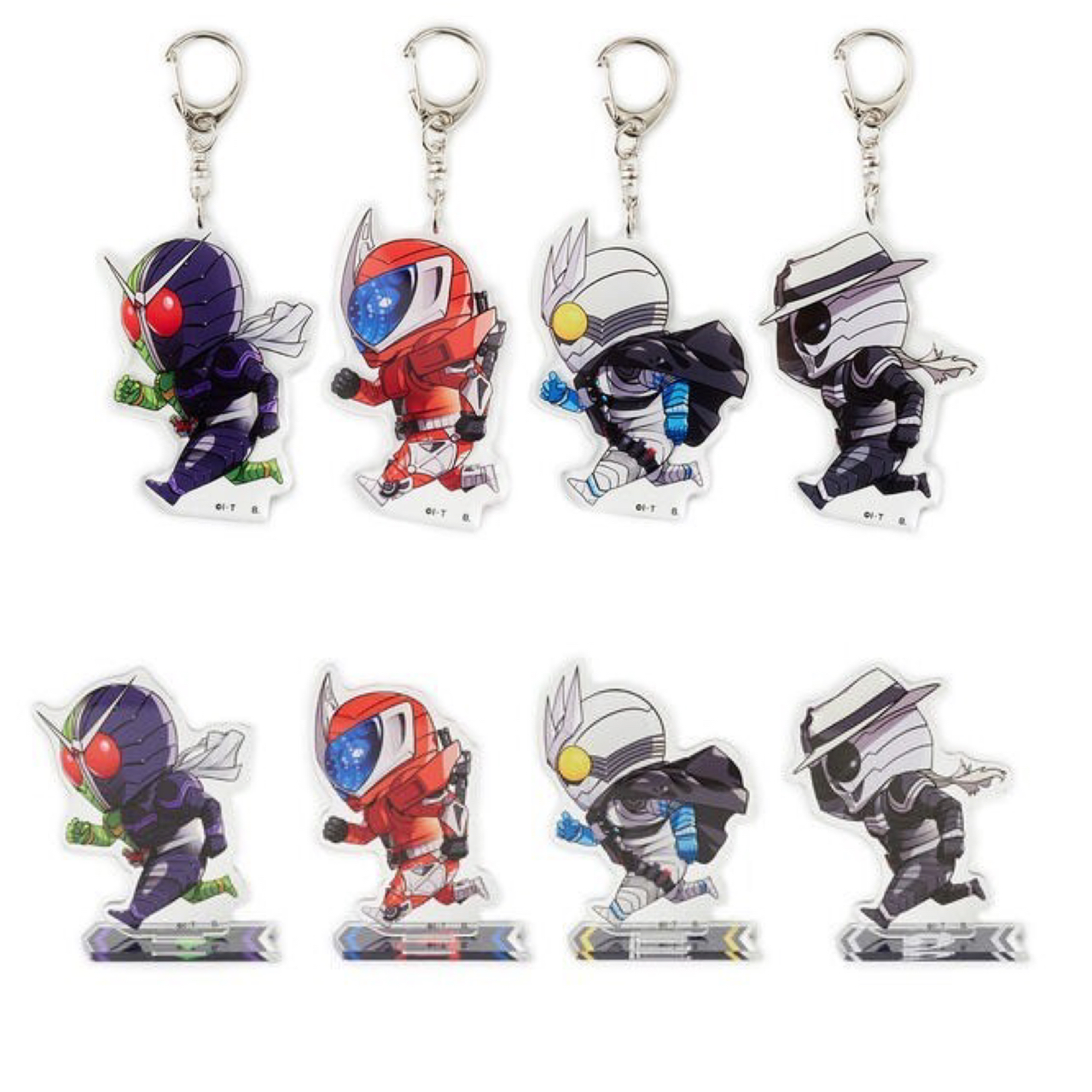 PRE-ORDER : Kamen Rider W Running Deformed Series Acrylic Stand / Keychain