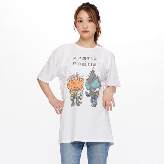 PRE-ORDER : Kamen Rider Revice Deformed T-shirt Two-shot Pattern First Edition