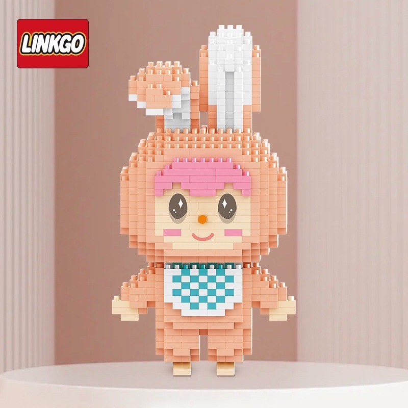 ตัวต่อนาโน Size XXL - Linkgo 60005-60006 - Art Toys - Zzoton Delicious Bunny