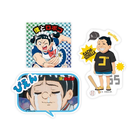 PRE-ORDER : Carddass Online Me & Roboco Sticker Set (Random)