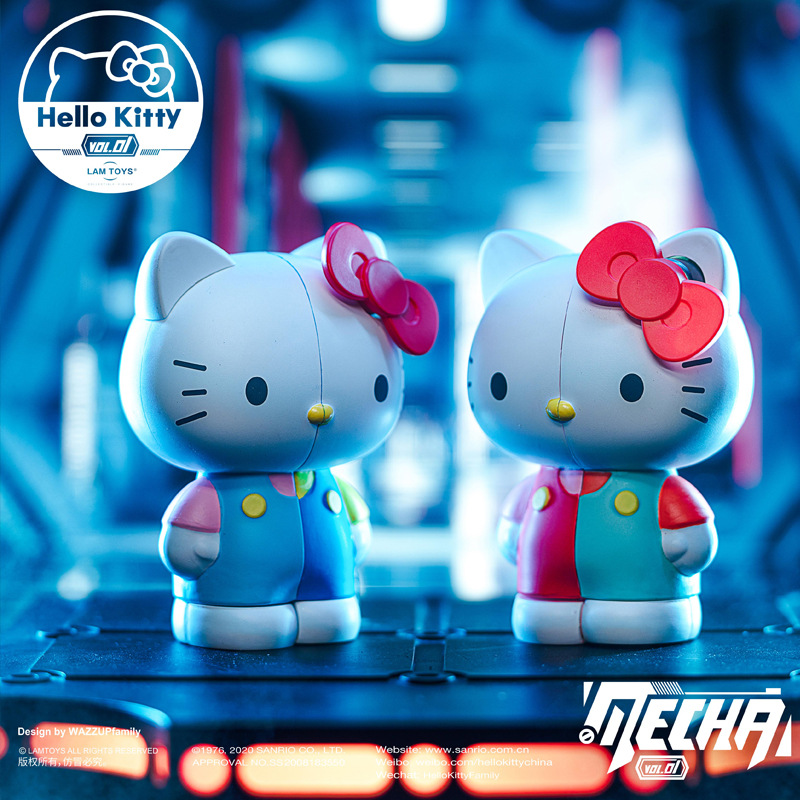 Mecha Hello Kitty Vol.01 Series Blind Box by Lam Toys (Set of 6+1)