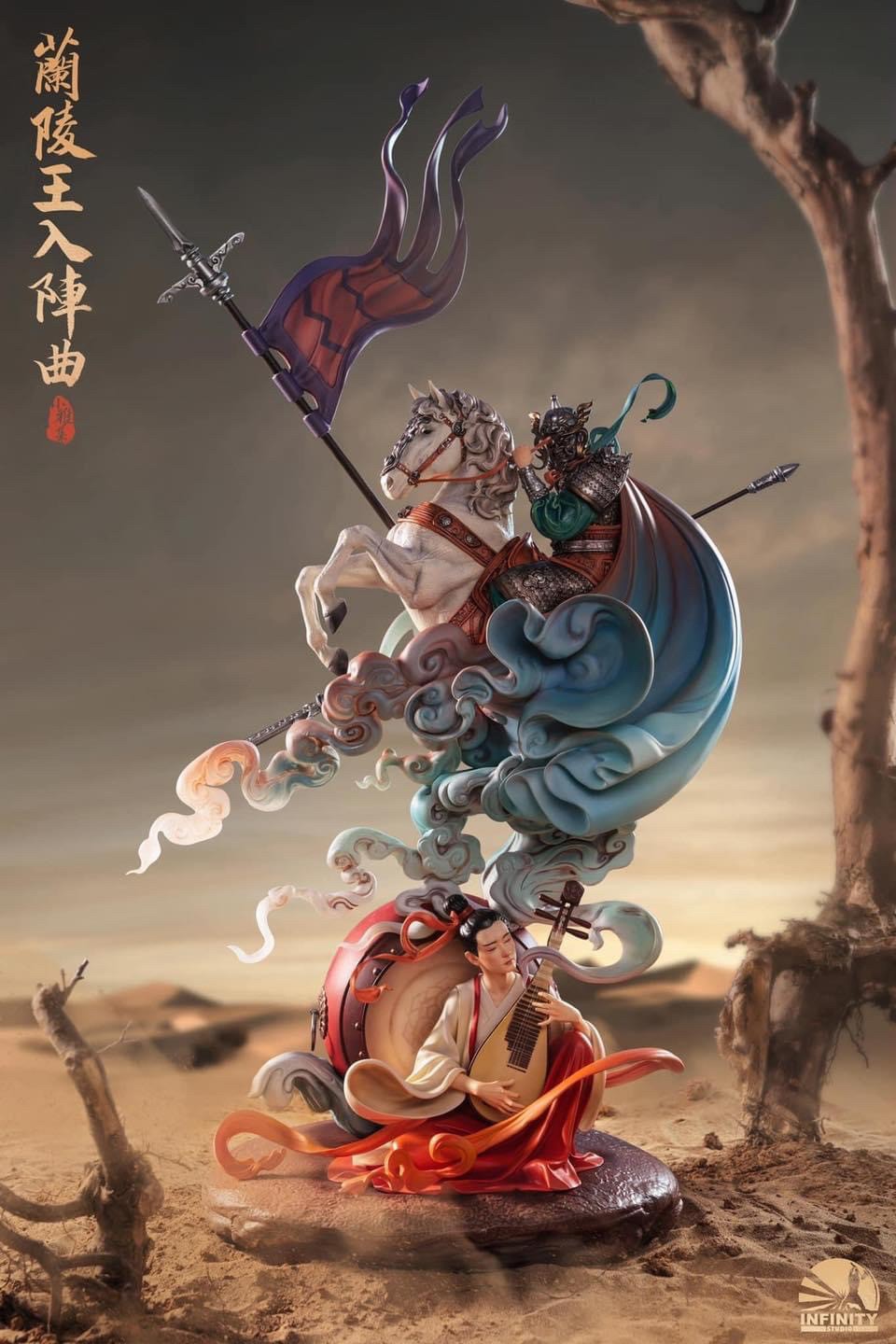 Pre-order : Elegant Beauties Series - Prince Lanling in Battle by Infinity Studio