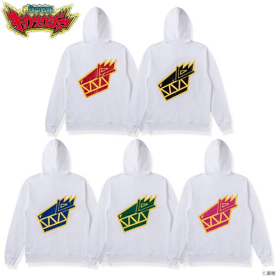PRE-ORDER : Zyuden Sentai Kyoryuger Mark Pattern Zip Hoodie (5 types in total)