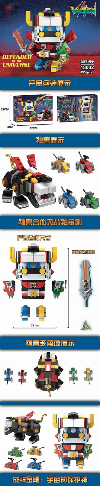 Decool 18002 VOLTRON 455pcs