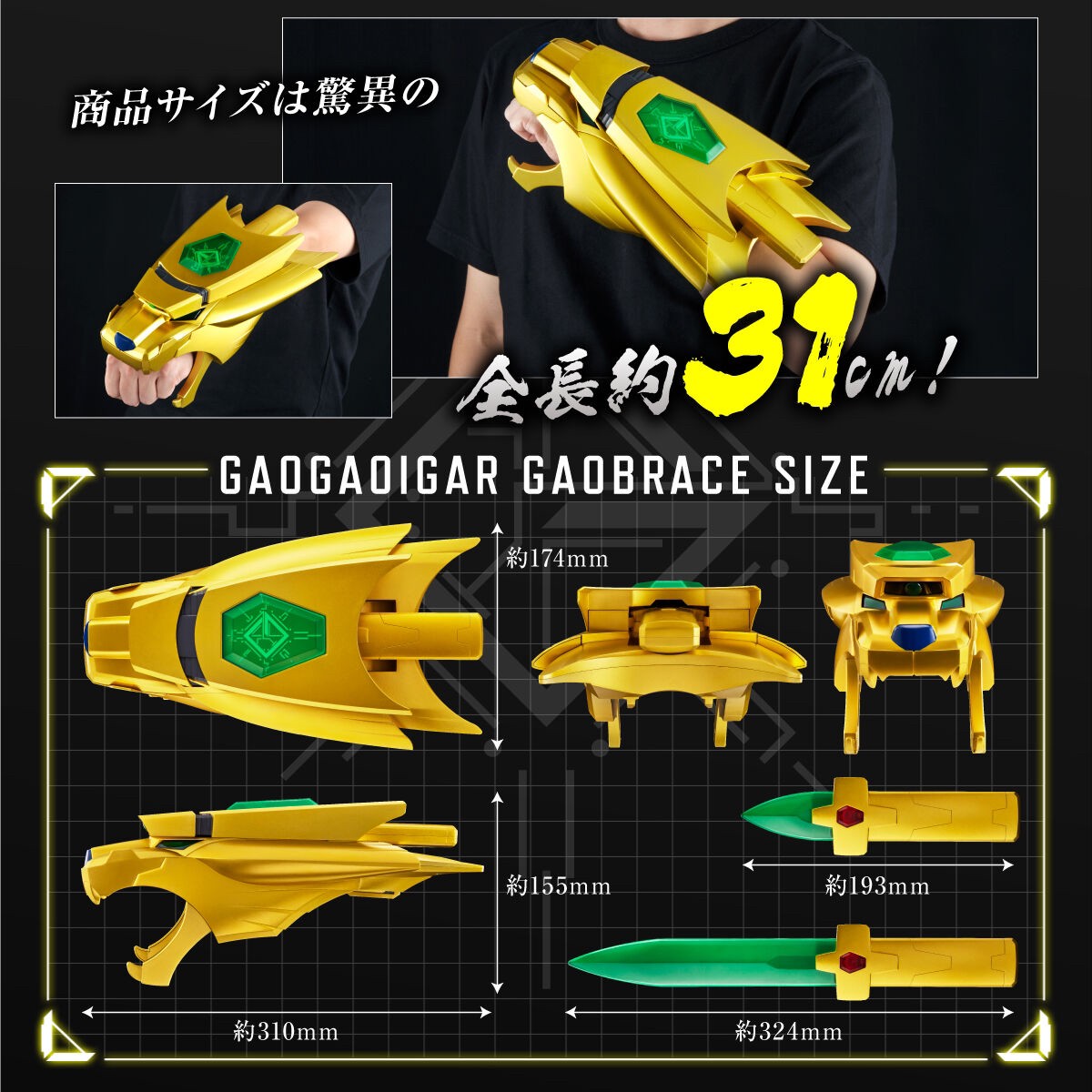 PRE-ORDER : King of Braves Gaogaigar GaoBrace COMPLETE EDITION