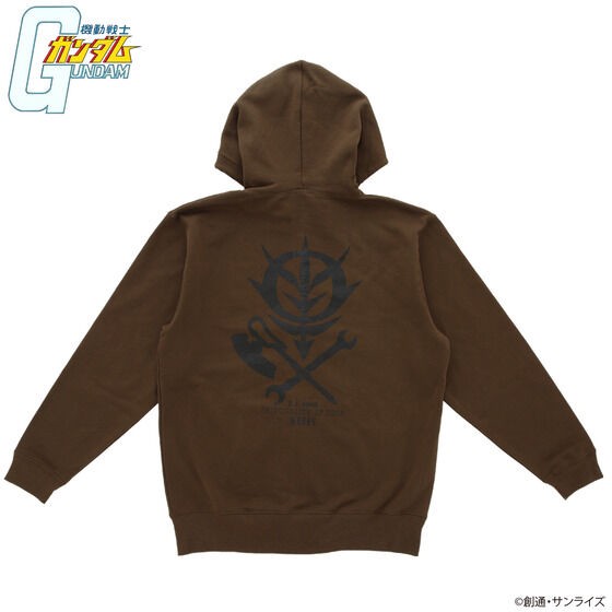 PRE-ORDER : Mobile Suit Gundam Work Series Zip Hoodie