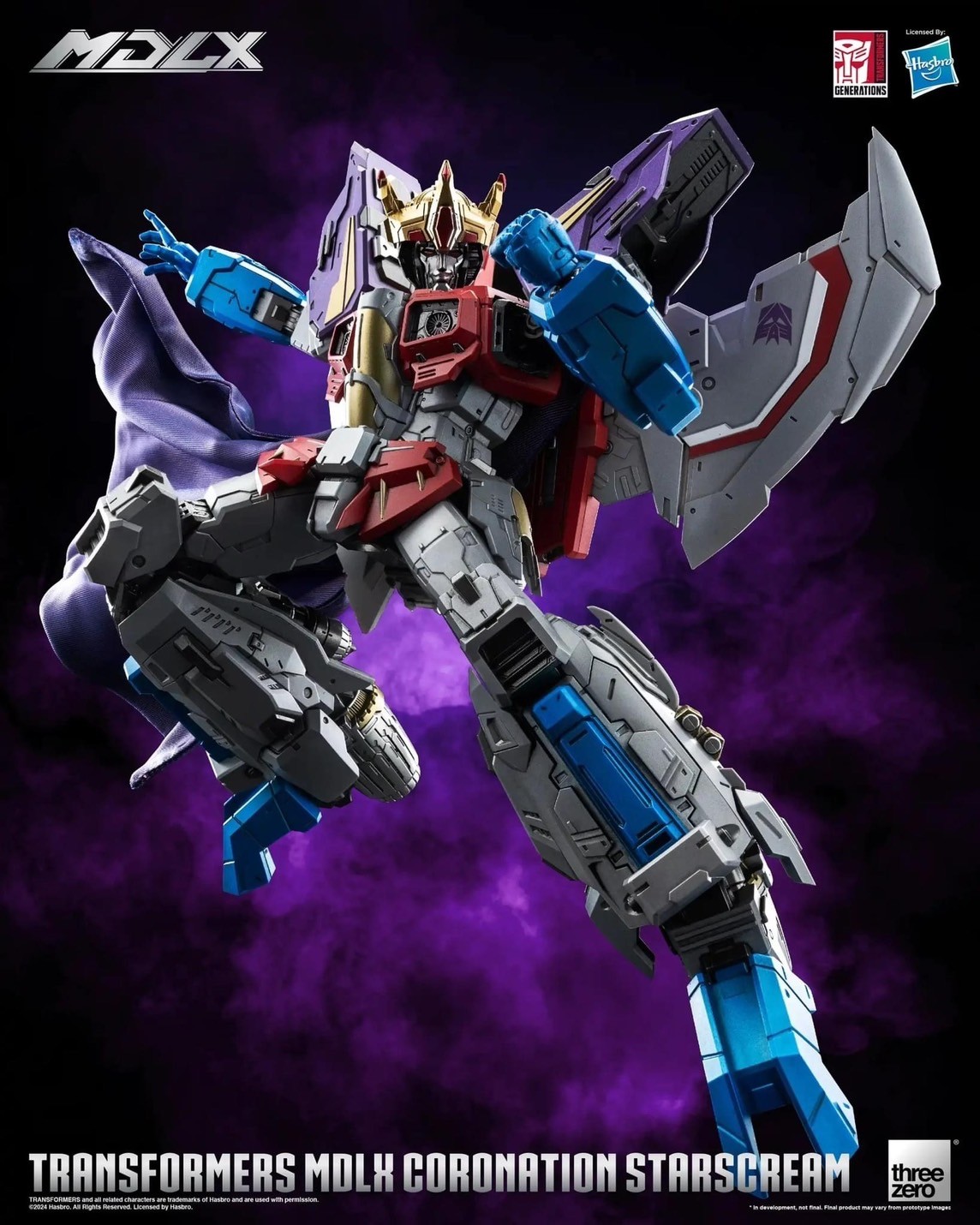 Pre-order : Transformers MDLX Coronation Starscream by Threezero