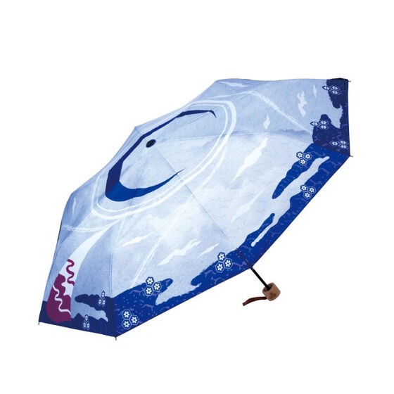 PRE-ORDER : Inuyasha x Hokusai Graphic Folding Umbrella For Both Sunny and Rainy Weather