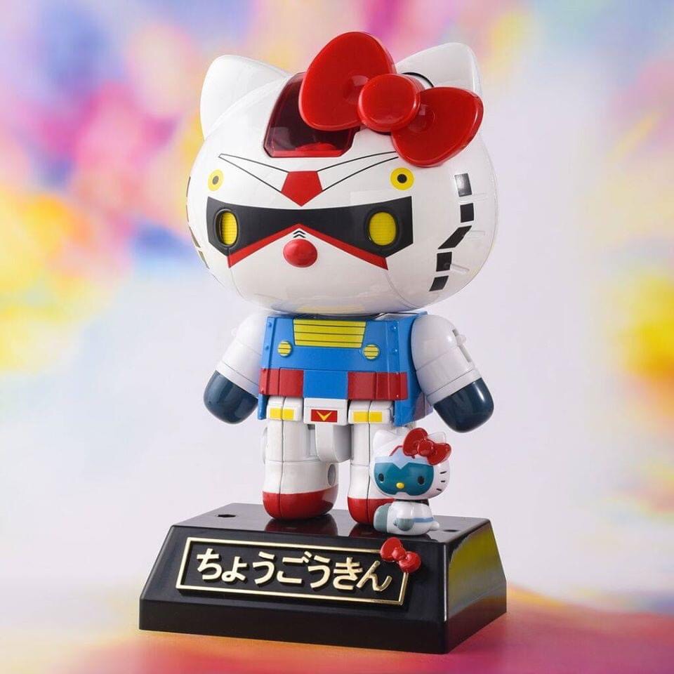 CHOGOKIN RX-78-2 Gundam x Hello Kitty by Bandai