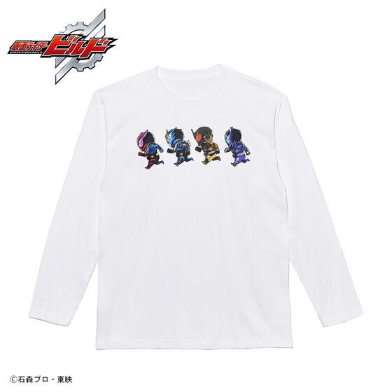 PRE-ORDER : Kamen Rider Build Running Deformed Series Long T-shirt