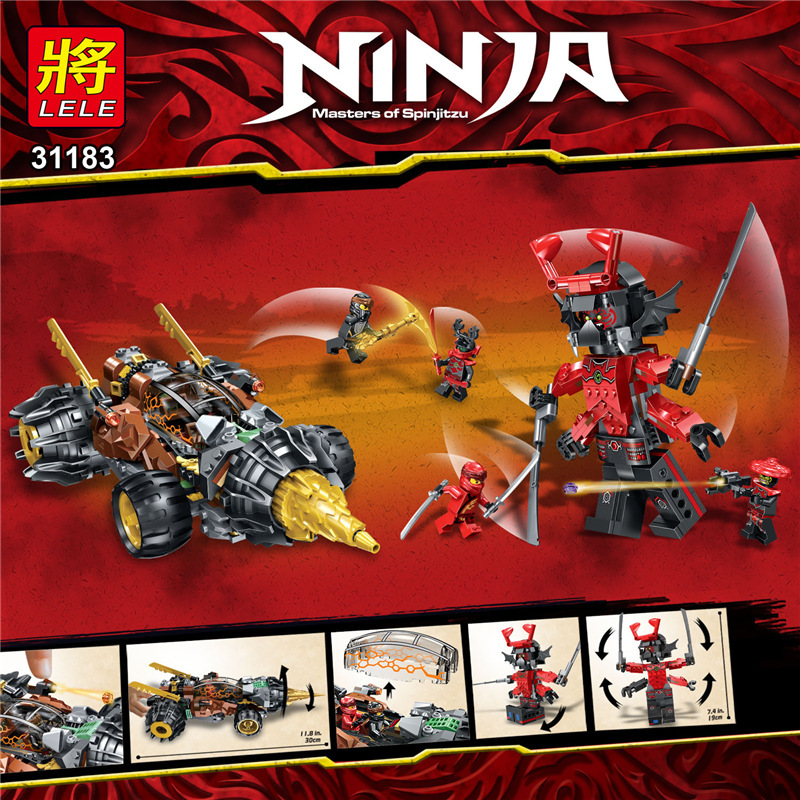 Lele 31183 Ninjago Cole's Earth Driller 620pcs