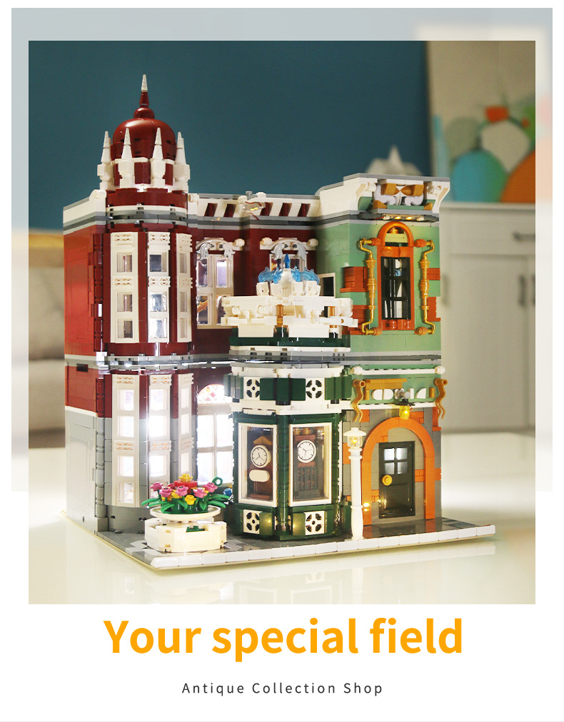 Mould king 16005 Antique Collection Shop 3050pcs (มีไฟ)