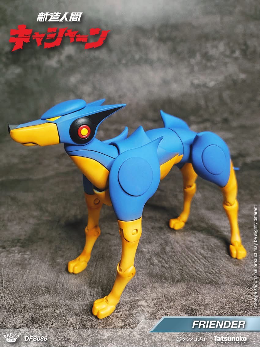 Pre-order : Casshan: Robot Hunter Casshan / Robot Hunter Friender Diecast Action Figure by King Arts