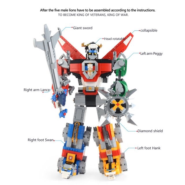 Lepin 16057 Voltron 2600pcs