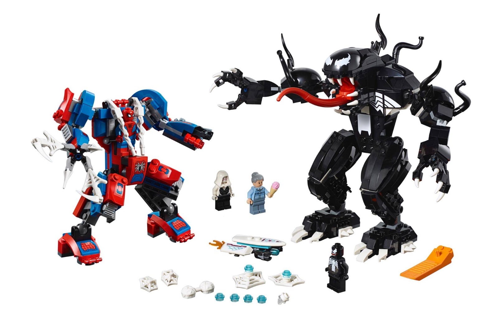 SY 1168 Spider-Man Mech vs. Venom Mech 671pcs