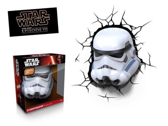 โคมไฟติดผนัง 3D - Star Wars - Stormtrooper 3D Deco LED Light by 3D Light FX